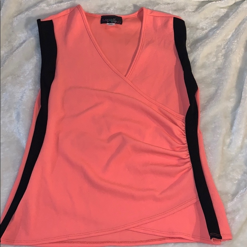 Neón Orange top size 2X